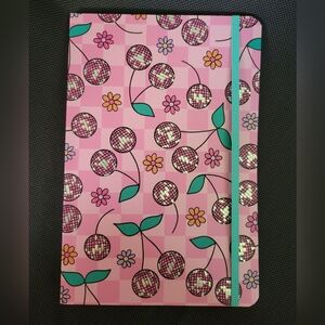 Disco Cherry Floral Journal - Pink And Green